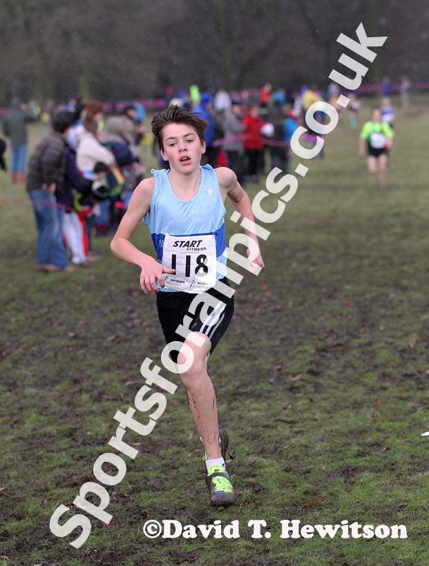 Under-13 boys Northern Cross Country Champs, Knowsley Safari Park. Photo: David T. Hewitson/Sports for All Pics